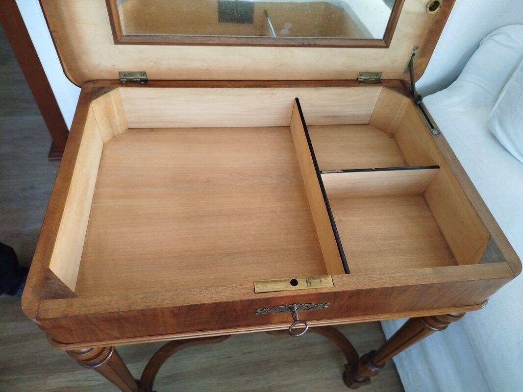 Old hairdresser's work table