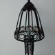 Lampadaire fer battu art déco 1930