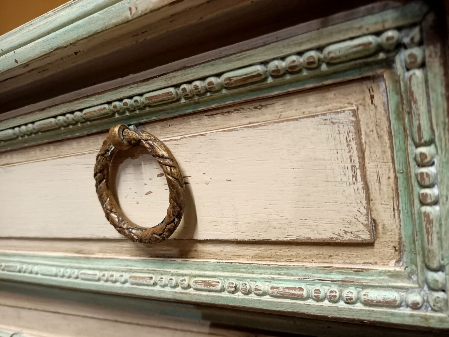 Old weathered Provencal buffet
