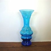 Ancient vase in engraved glass