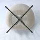 Swivel shell armchair, star legs Denmark 1960/1970