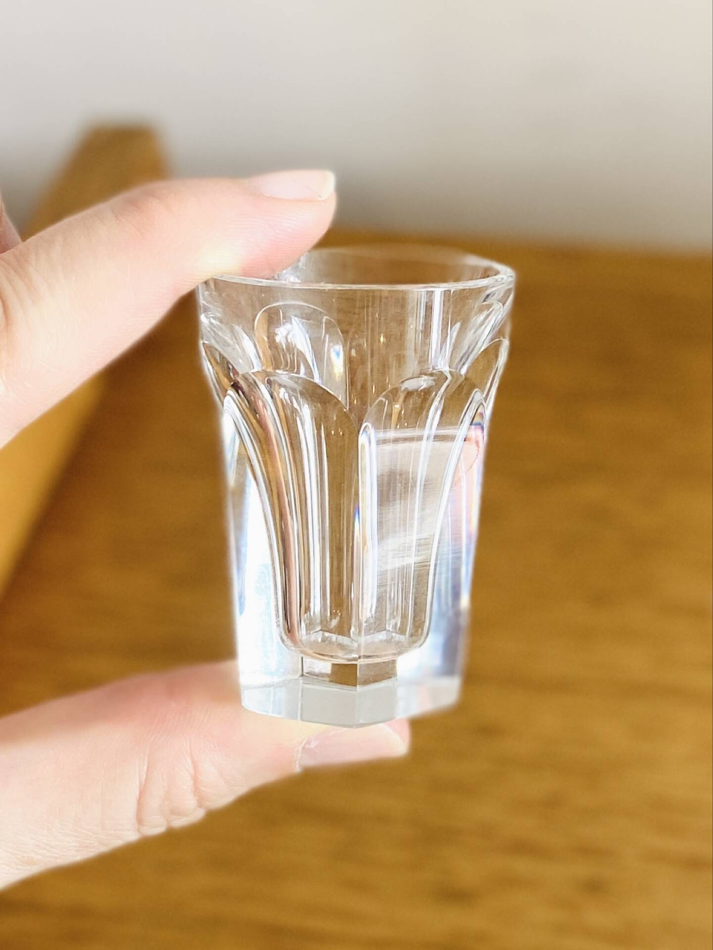 Baccarat crystal liqueur glasses shot glasses