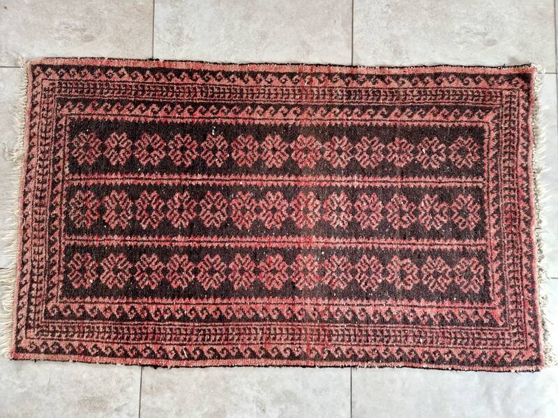 Beloutch Iran Afghanistan wool rug 149x88cm handmade