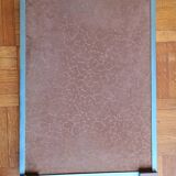 Modern tray - glass and rosewood - vintage