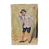 Peinture à l'huile d'un bouffon