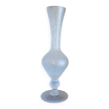 Biot glass soliflore vase