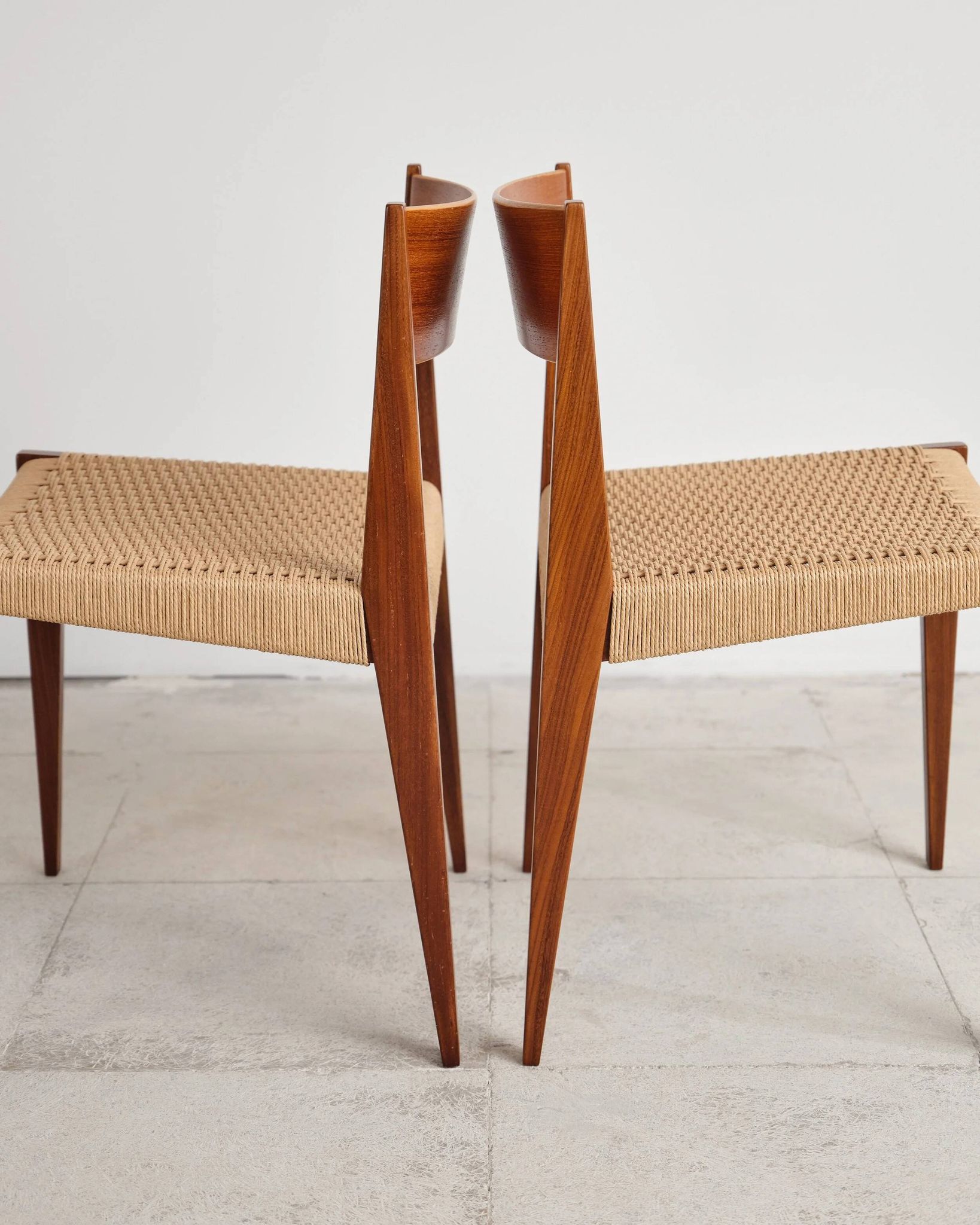 Set of 12 Pia chairs by Poul Cadovius, Denmark, 1950s