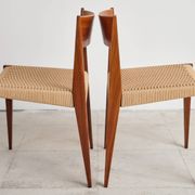 Set of 12 Pia chairs by Poul Cadovius, Denmark, 1950s