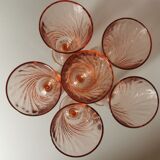 Set of 6 champagne flutes