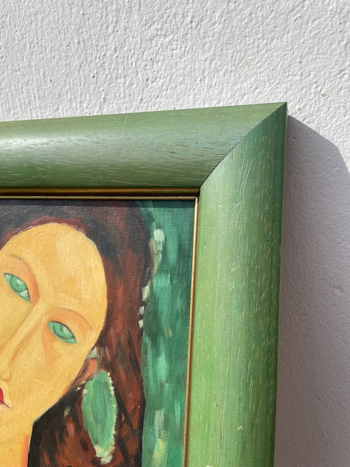 Portrait of a woman in oil