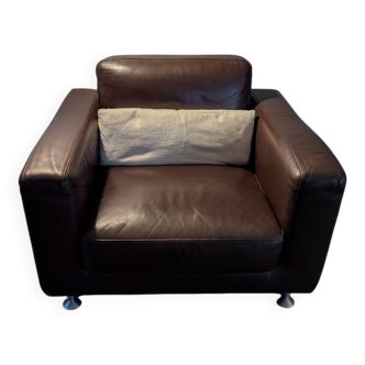 Fauteuil 1 place cuir cinna (ligne roset) soho