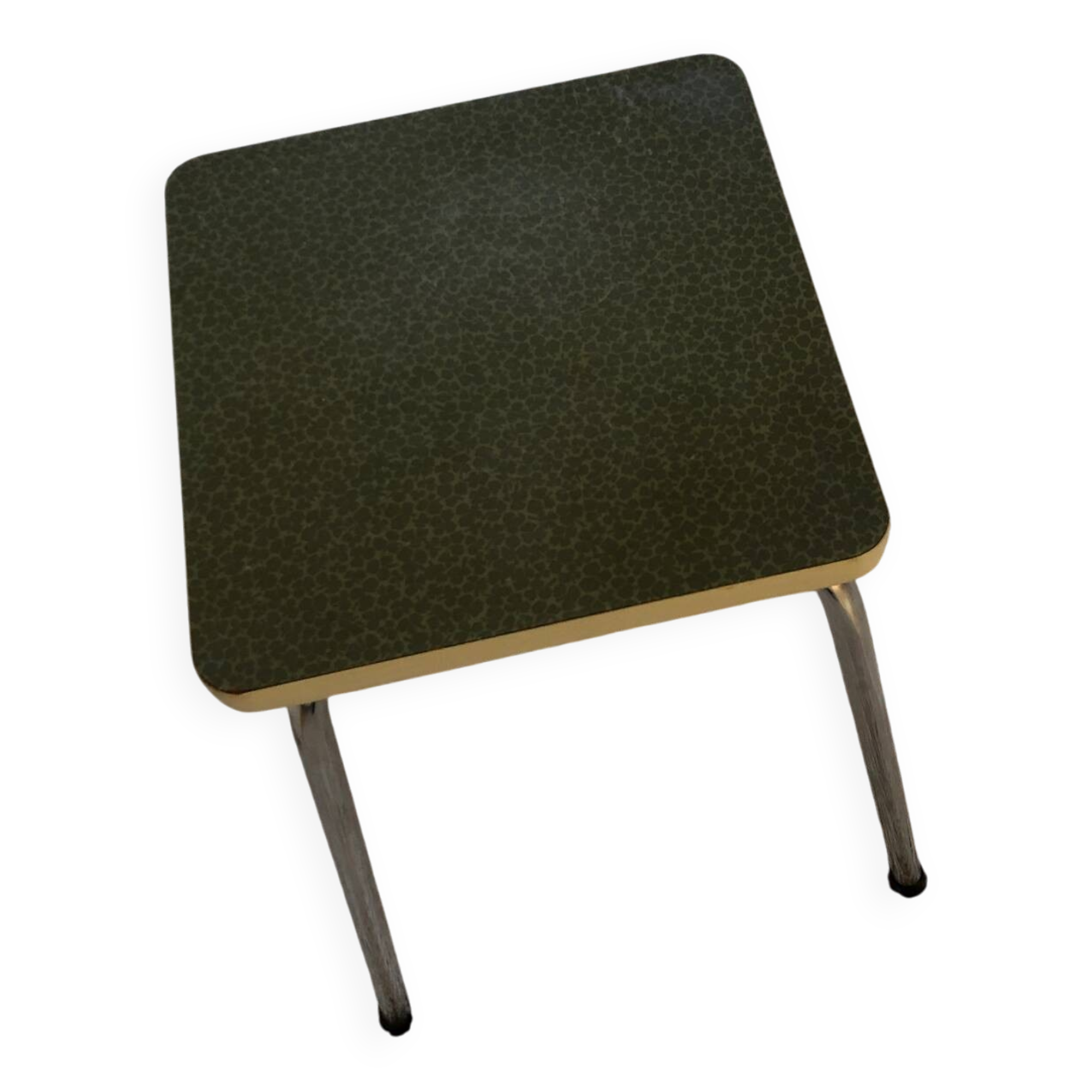 Vintage khaki formica stool