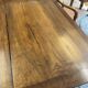 Table porte feuille en noyer, pieds Jacob