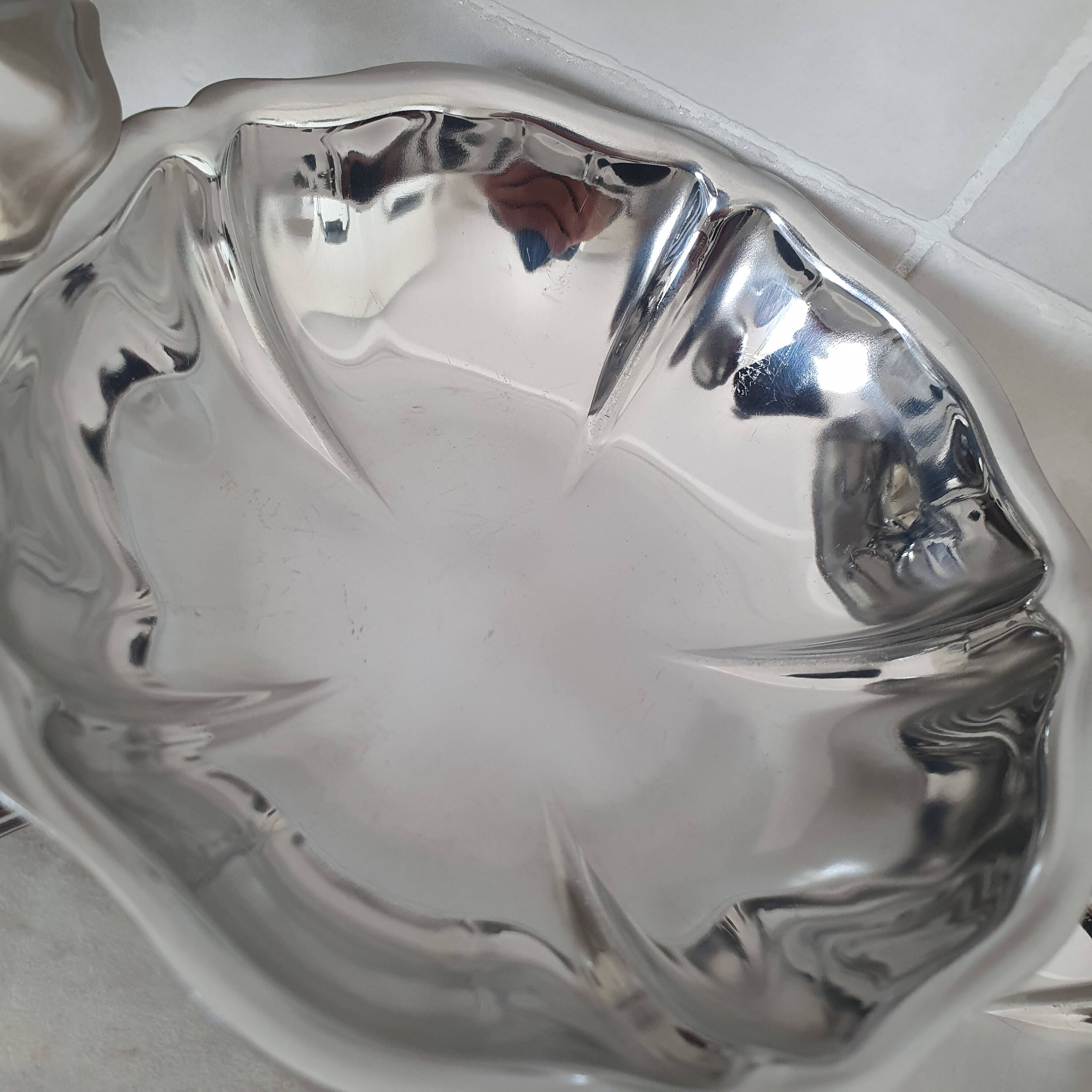 6 dessert bowls by Guy Degrenne in 18/10 stainless steel