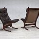 1970s, Norwegian design by Ingmar Relling, model "Siesta", leather.