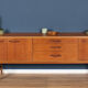 Retro teak 1960s avalon long mid century sideboard