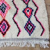 Handmade wool Berber rug 176 X 120 CM