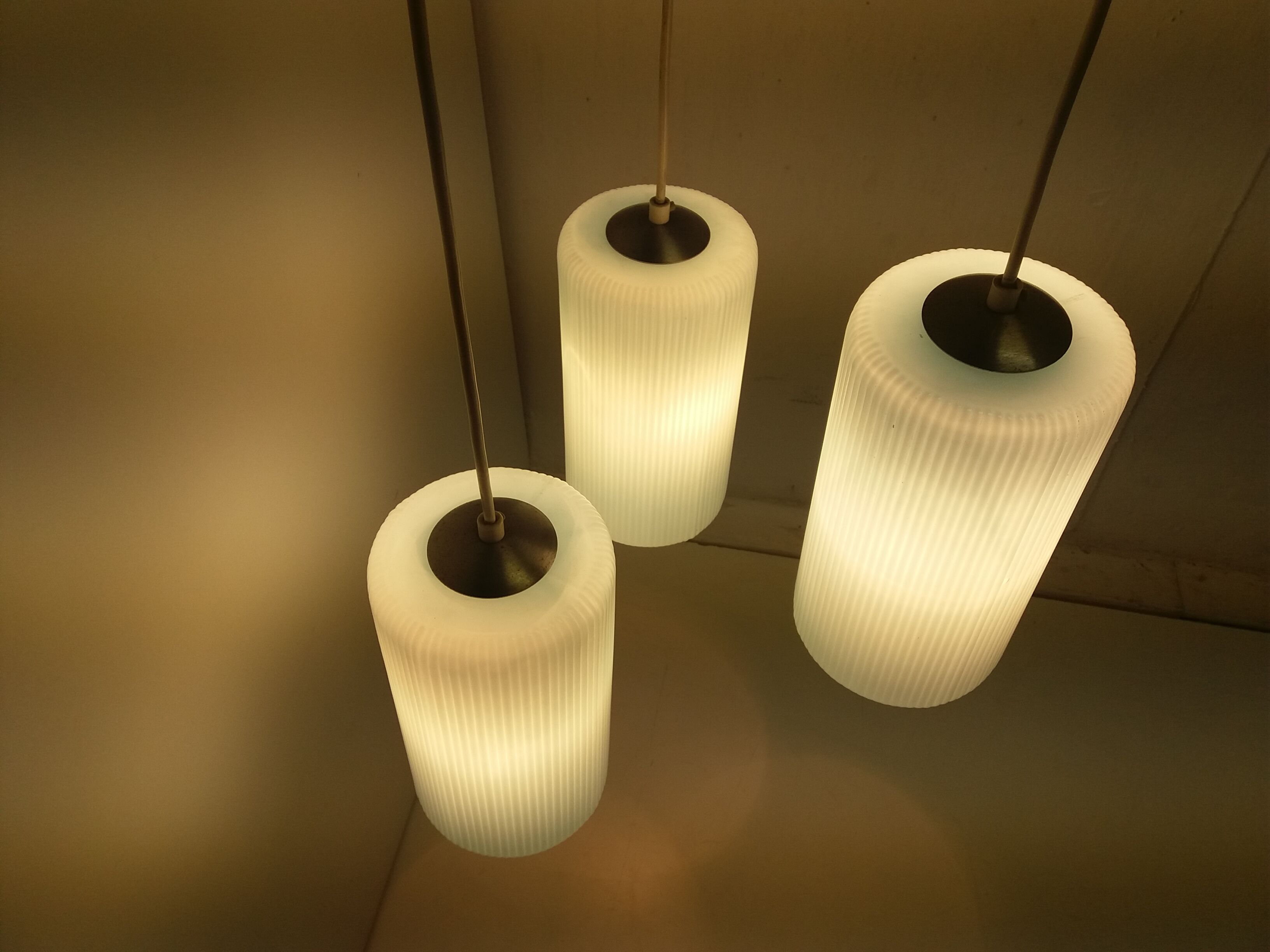 Mid-century design chandelier, Drupol, 1960's.