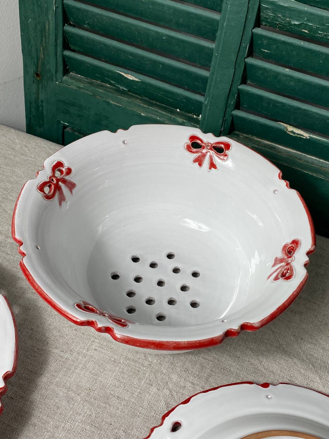 Fruit salad bowls and serving dishes