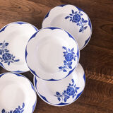 Set of 6 plates digs Digoin Sarreguemines