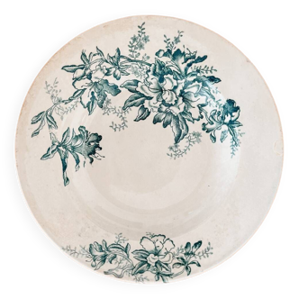 Earthenware soup plate