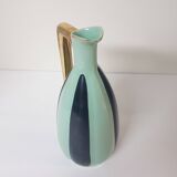 Pitcher Vase in stoneware ceramic - Signed Saint Uzé - 1940s