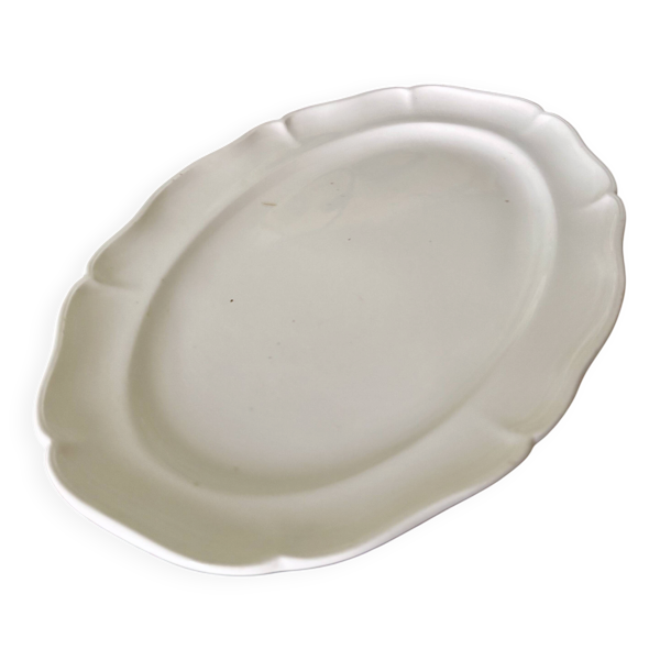 Ancien très grand plat de service bords festonnés Villeroy et Boch — Beyit