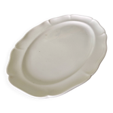 Old very large serving platter with scalloped edges by Villeroy and Boch.