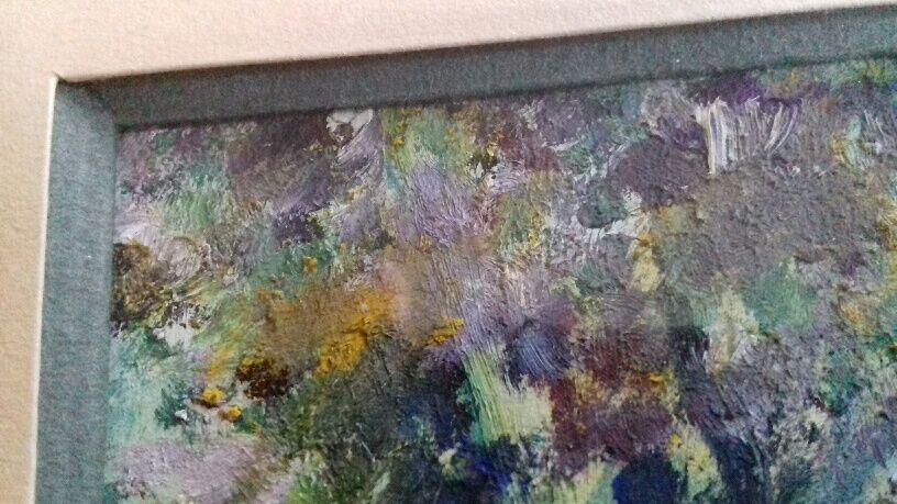 Painting, watercolor in the forest