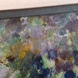 Painting, watercolor in the forest