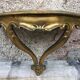 Vintage golden wall console