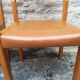 Chaises Maison Regain  en orme et cuir