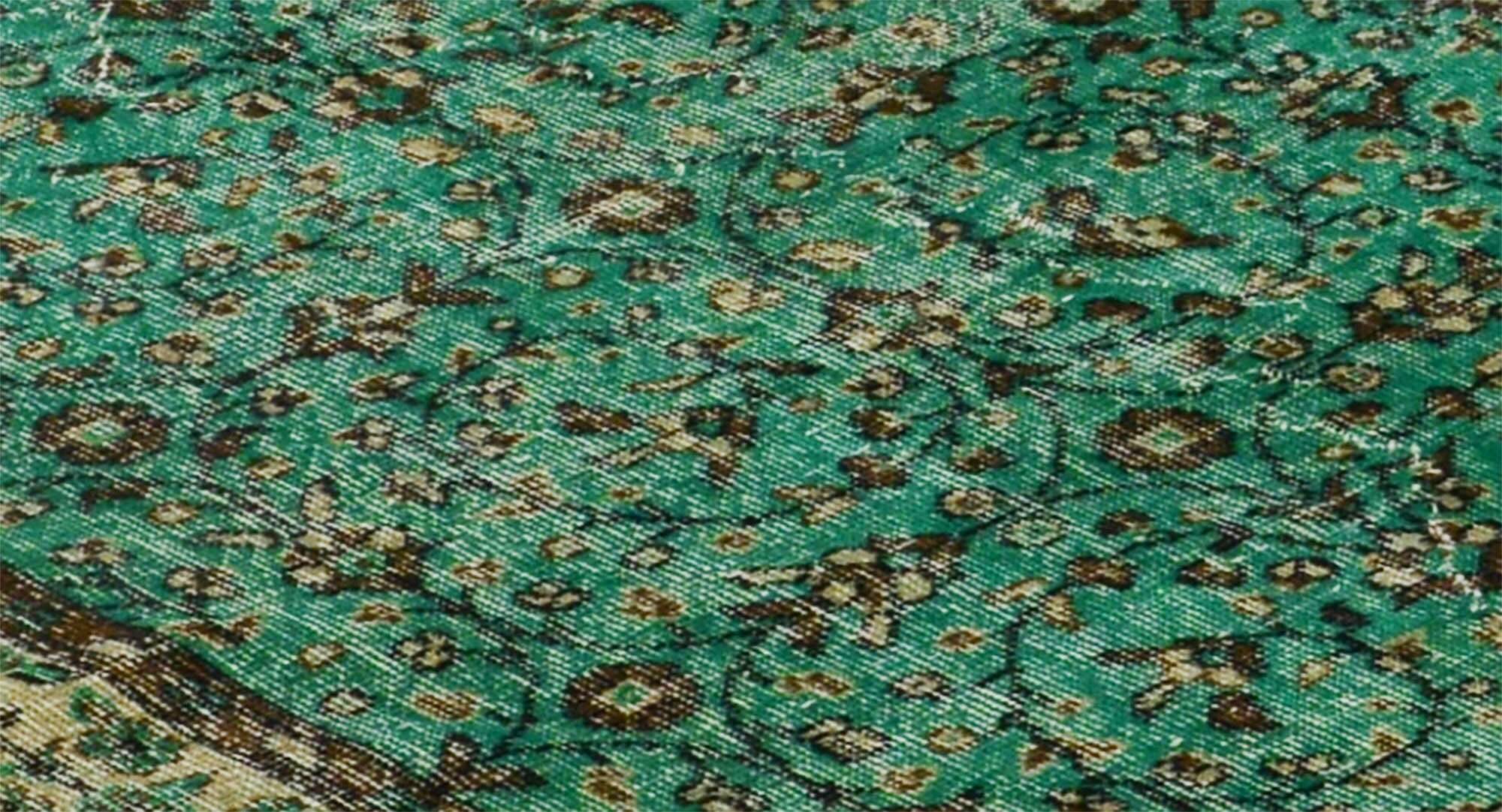 Turkish Anatolian Handmade Vintage Area Rug 198 cm x 113 cm