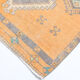 3x11 orange vintage runner rug, 88x341cm