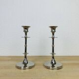 Pair of silver candlesticks from the 60s