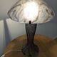 Lampe champignon pâte de verre