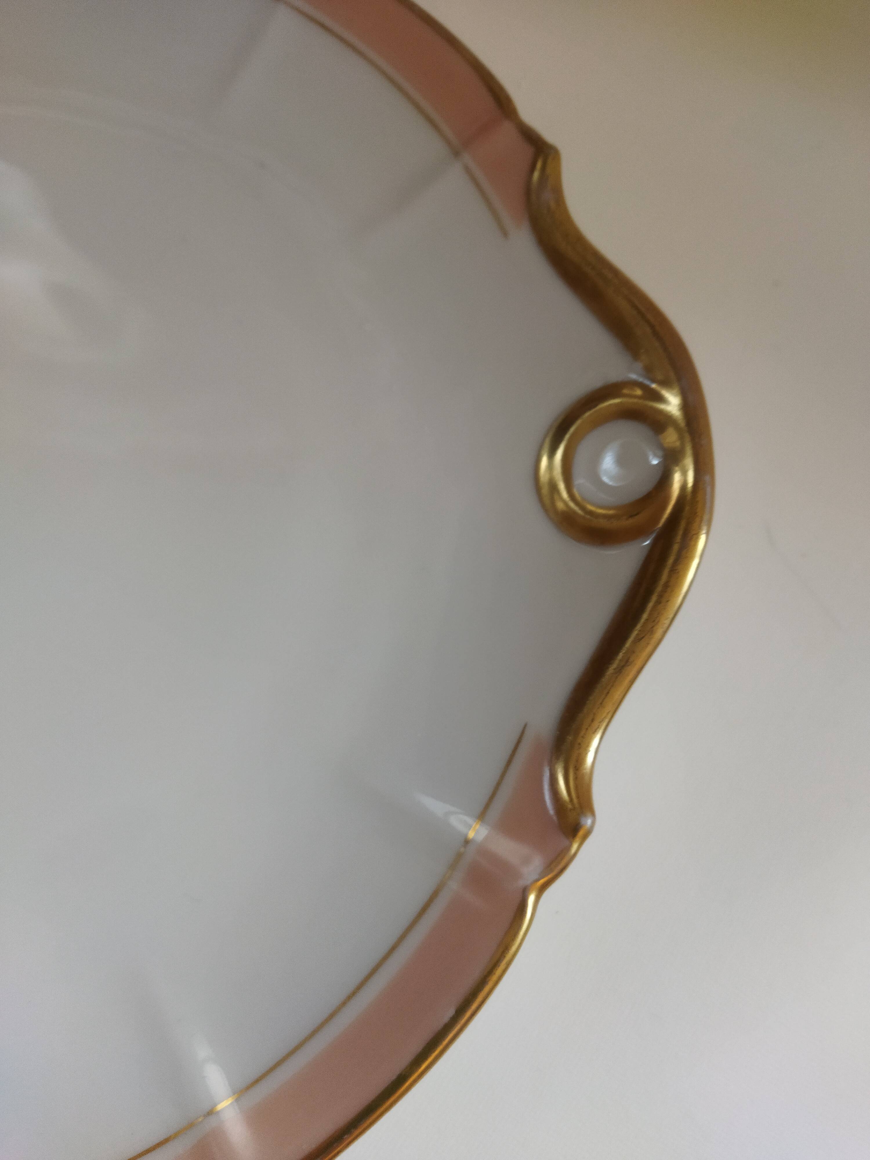 Limoges porcelain pie dish