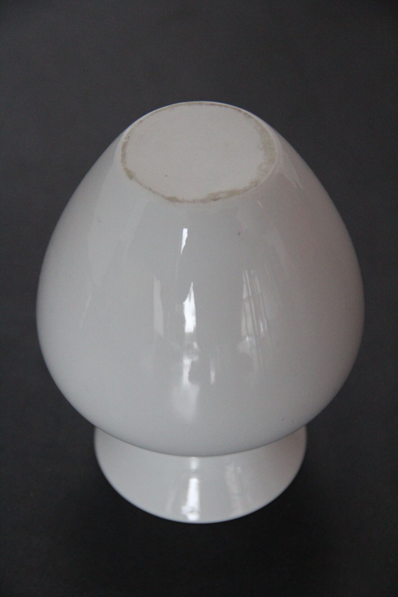 White porcelain vase