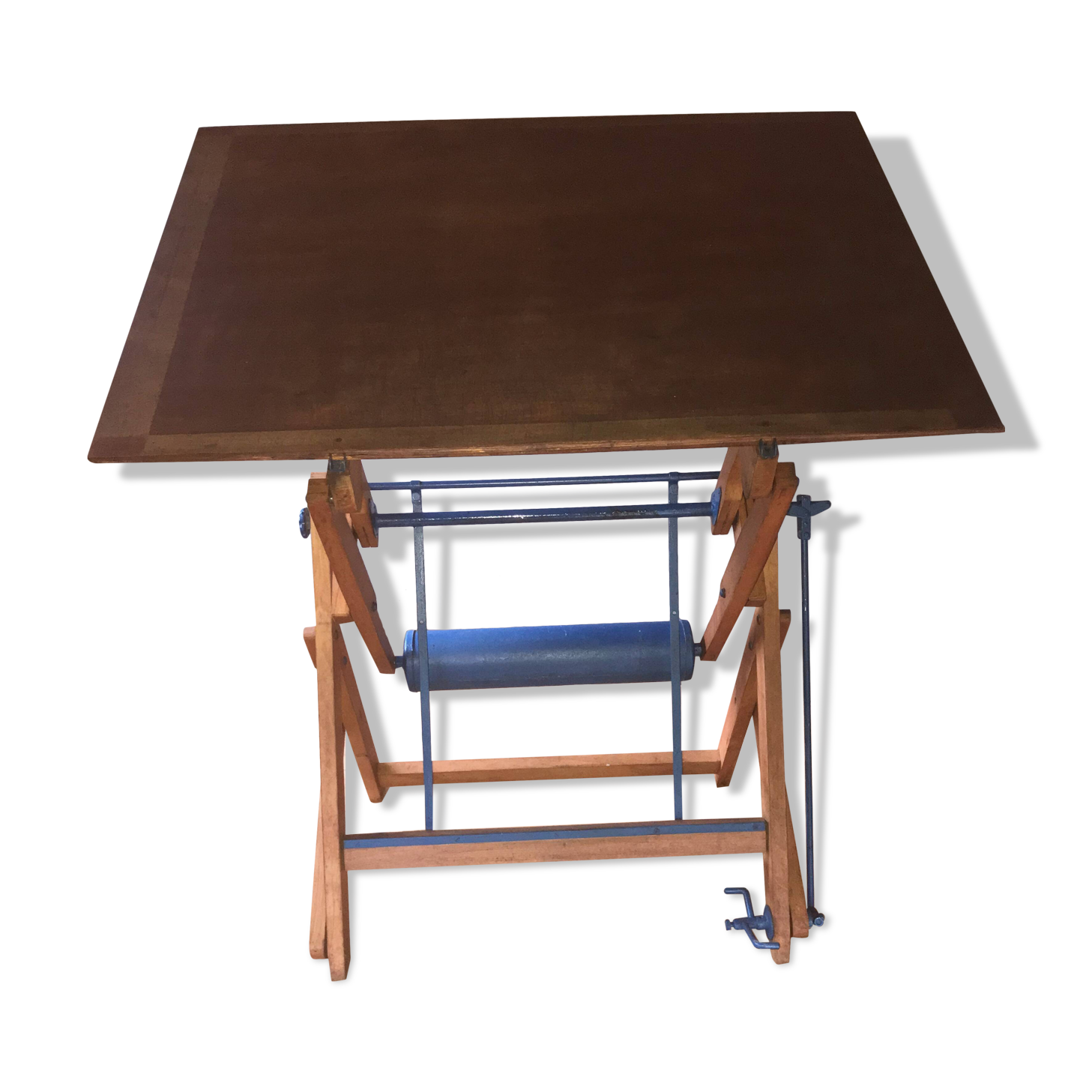 wooden architect's purpose table