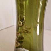 Paire de vases en verre émaillé avec libellule, attribués à Legras