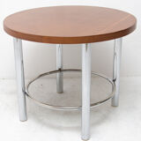 Bauhaus Chromed Coffee Table by Robert Slezak, 1930s