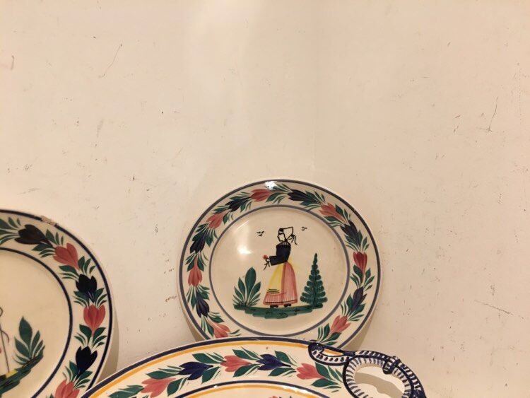 Quimper vintage plates