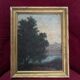 Old framed oil on panel “landscape”