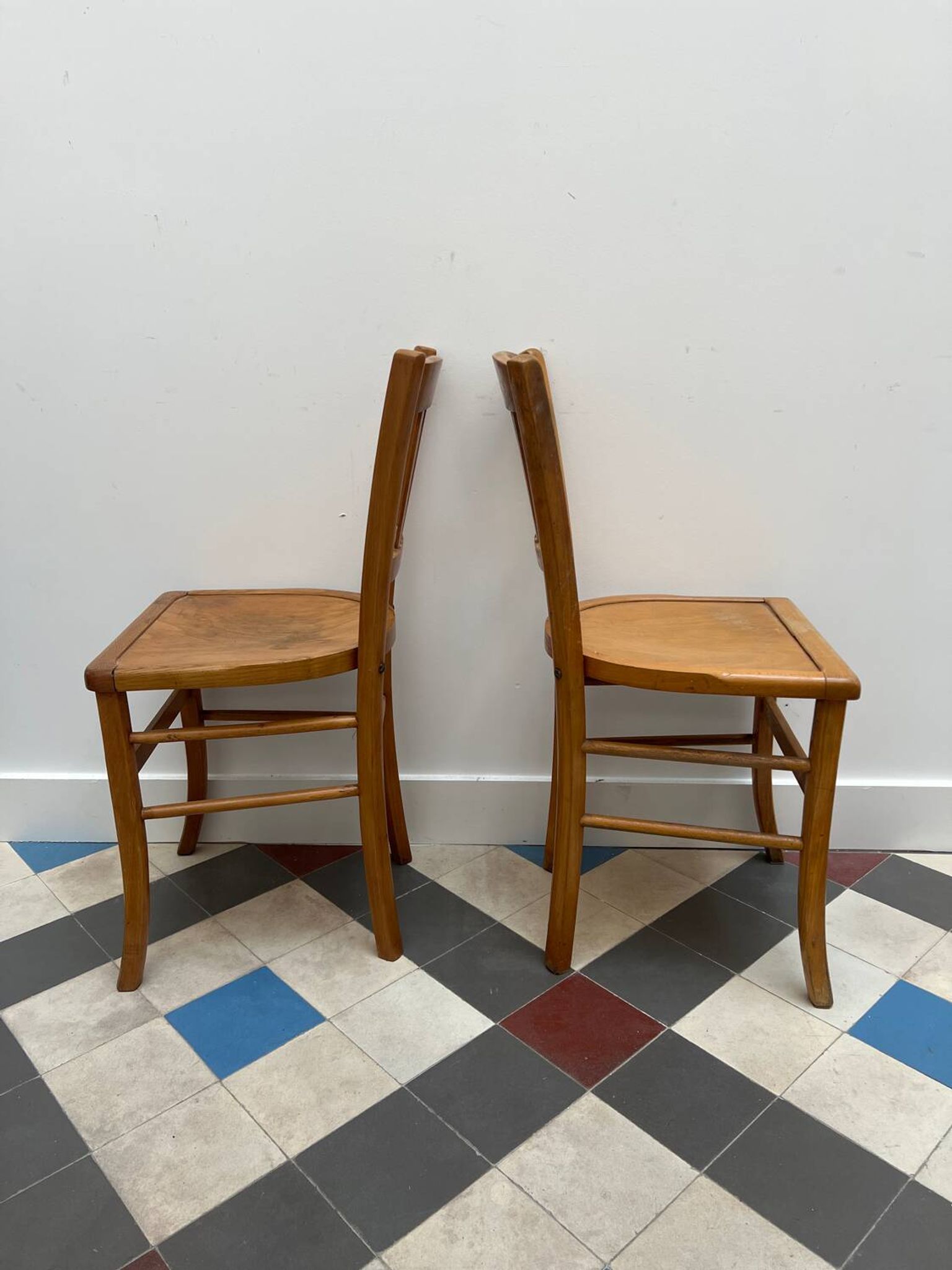 Paire de chaise de bistrot