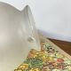 Old globe lampshade, shell, egg, pine cone for wall lamp chandelier.