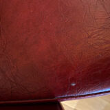Pair of vintage armchairs in imitation leather from the 60s/70s