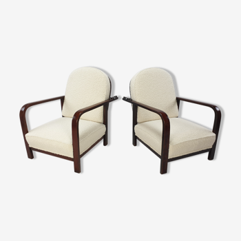 Pair of adjustable Lounge Chairs by Thonet, 1930's