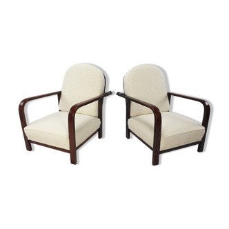 Pair of adjustable Lounge Chairs by Thonet, 1930's