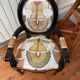 Fauteuil recouverte tissus PIERRE FREY