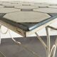 White wrought iron table